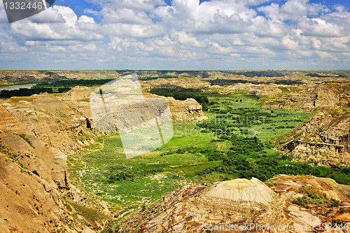 Image of Badlands in Alberta, Canada