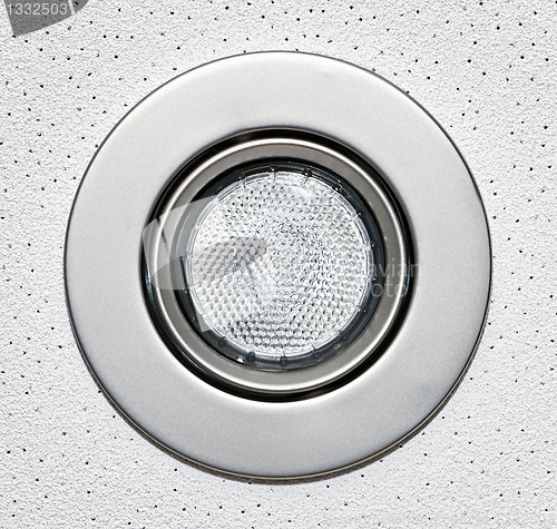 Image of Pot light in ceiling tile