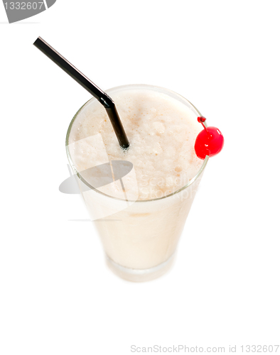Image of frozen banana daiquiri drink cocktail