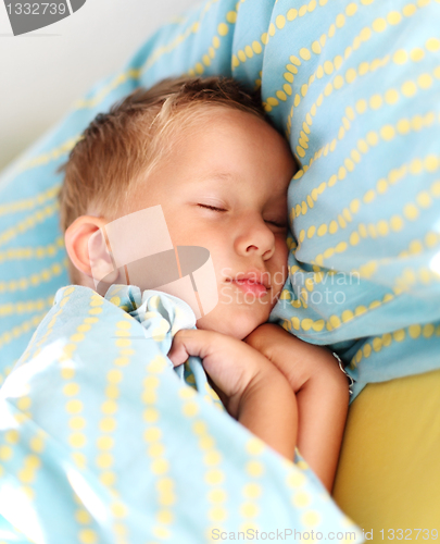 Image of Little boy sleeping