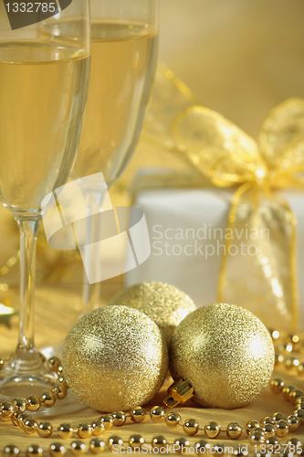 Image of gold Christmas