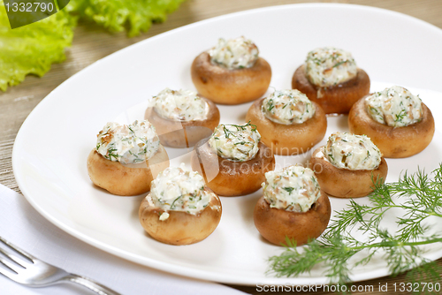 Image of stuffed champignon