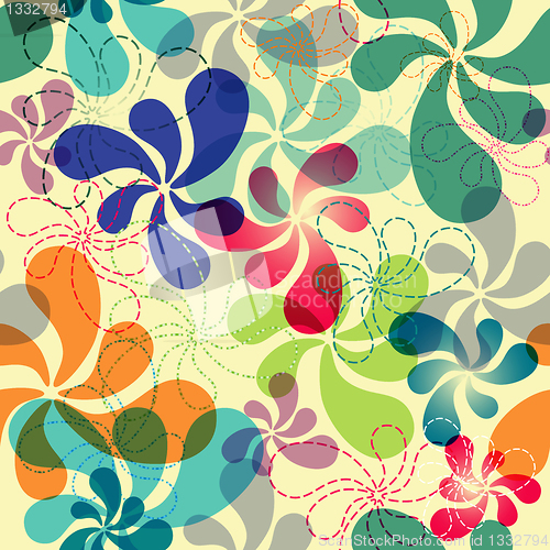 Image of Seamless floral pattern