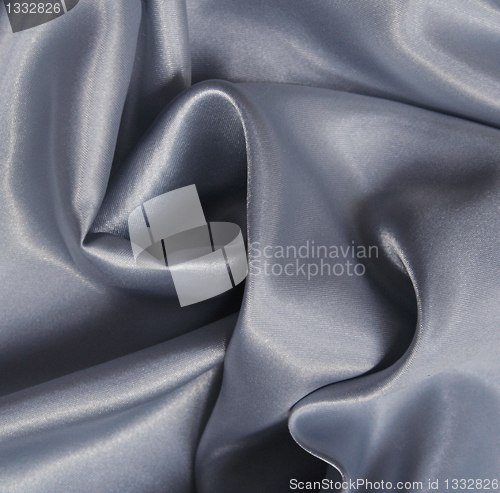 Image of Smooth elegant silvery grey silk 