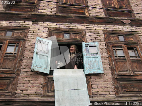 Image of Srinagar lady, Kashmir