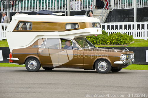 Image of American retro car
