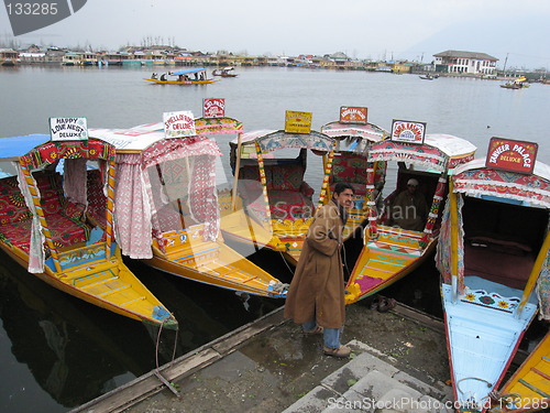 Image of Dal Lake boats