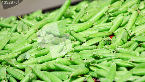 Image of Green pea in market