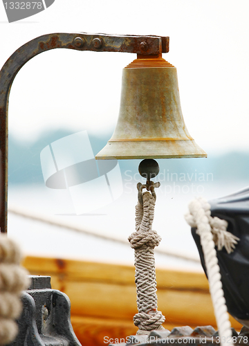Image of Bell on sailing ship