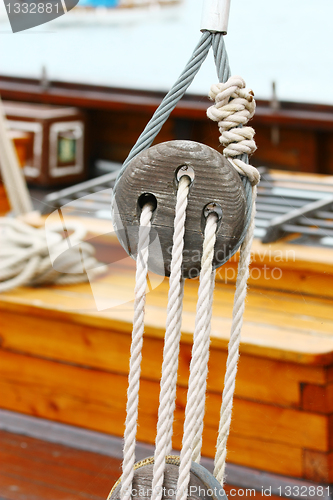 Image of ship rigging