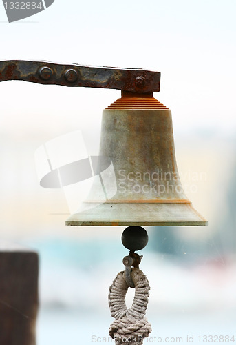 Image of Bell on sailing ship