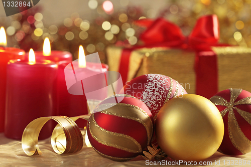 Image of christmas decorations