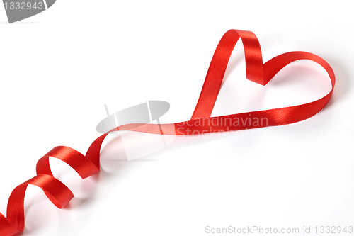 Image of red ribbon heart
