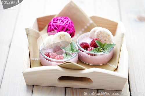 Image of raspberry yogurt