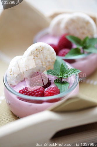 Image of raspberry yogurt