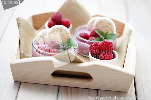 Image of raspberry yogurt