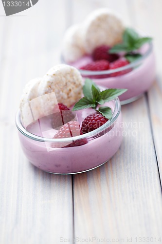Image of raspberry yogurt