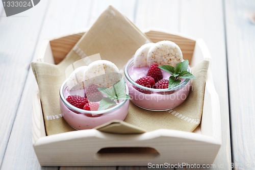 Image of raspberry yogurt