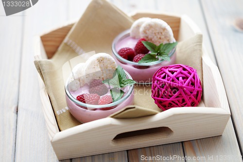 Image of raspberry yogurt
