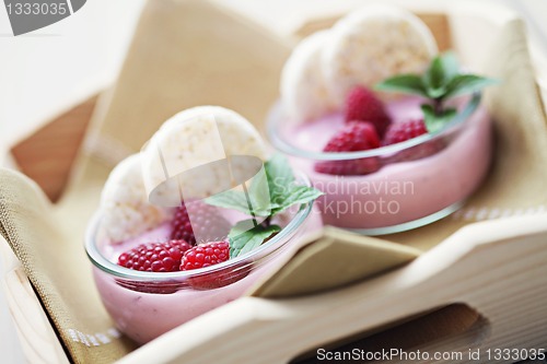 Image of raspberry yogurt