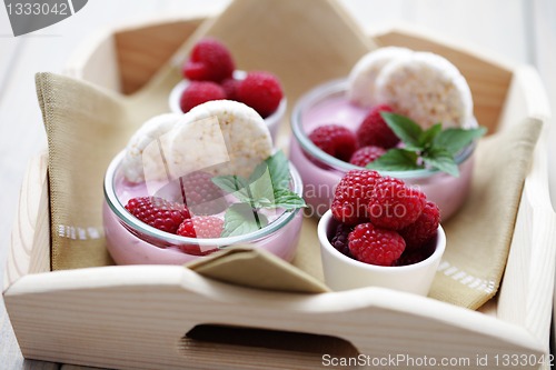 Image of raspberry yogurt