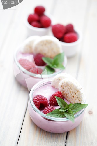 Image of raspberry yogurt