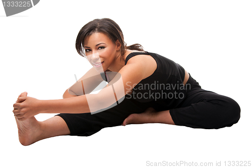 Image of Stretching muscles before workout