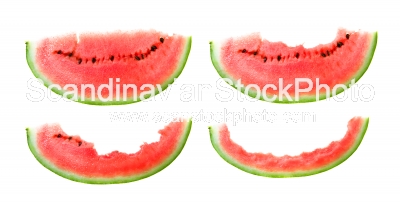 Image of bitten water-melon