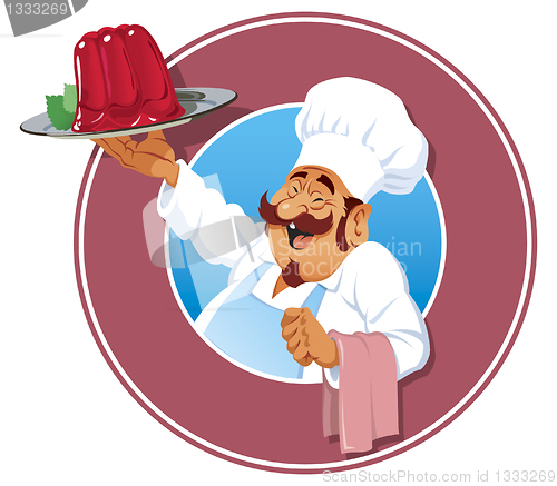 Image of COOK WITH RASPBERRY PUDDING