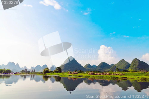 Image of Li river in Yangshuo