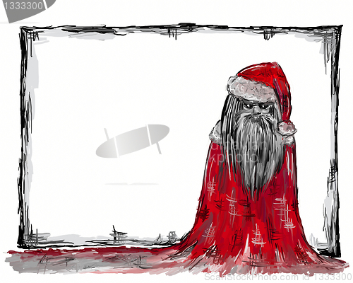 Image of dark santa