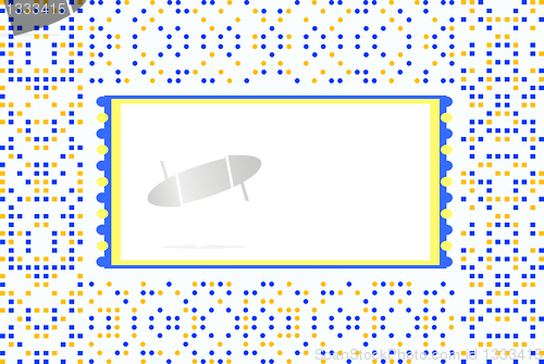 Image of Texture with ethnic ornaments, colored motifs background