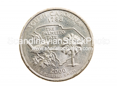 Image of American coin (isolated)