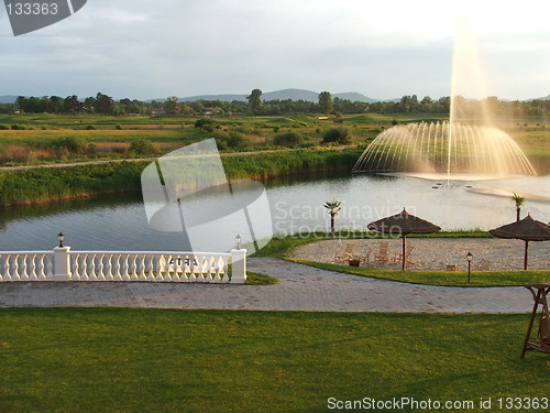 Image of view of fontaine