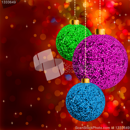 Image of Red holiday background. EPS 8