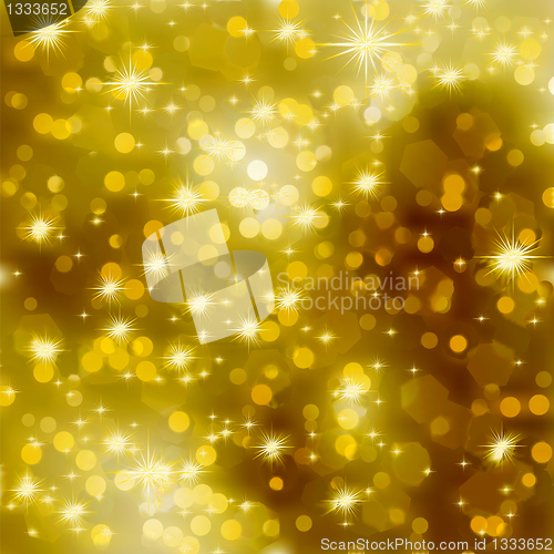 Image of Glittery gold Christmas background. EPS 8