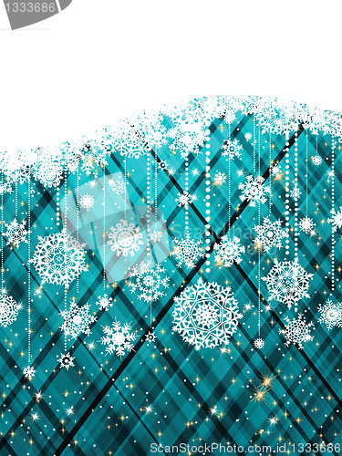 Image of Blue abstract christmas background. EPS 8