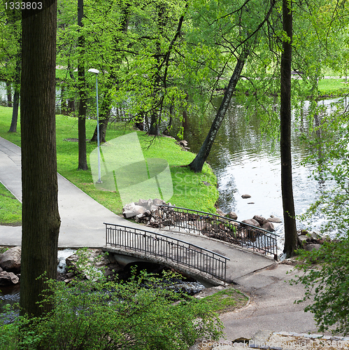 Image of old park bridge