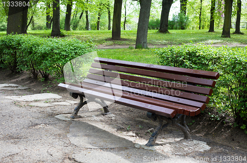 Image of wooden bench