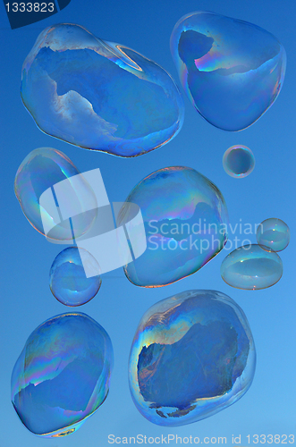 Image of Flying bubbles