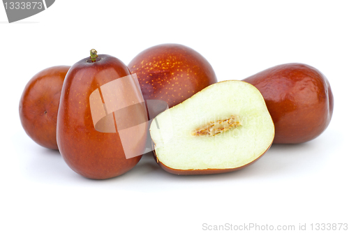 Image of Whole and sliced unabi berries