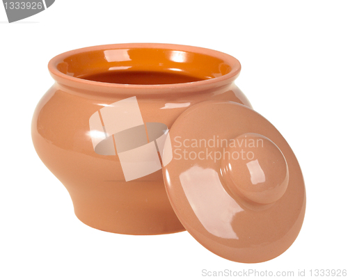 Image of One opening ceramic pot