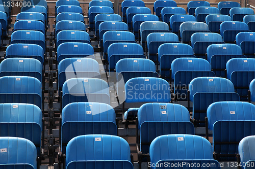 Image of Blue chairs