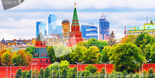 Image of view of the Moscow Kremlin