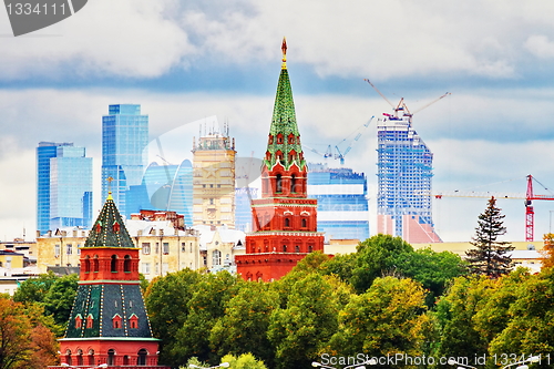 Image of view of the Moscow Kremlin