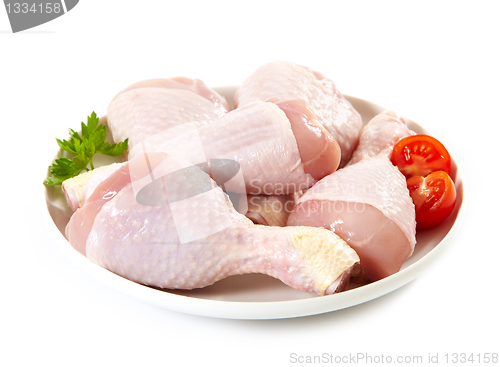 Image of raw chicken legs