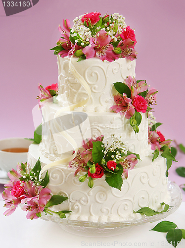 Image of beautiful cake