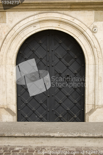 Image of Old steel door