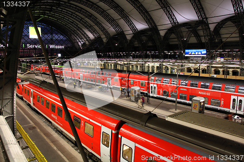 Image of Deutsche Bahn trains