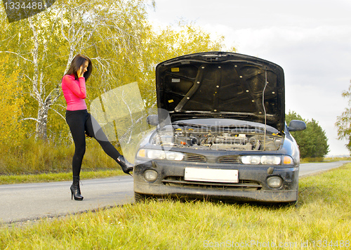 Image of broken car